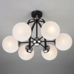 Светильник Eurosvet 70082/6 хром/черный