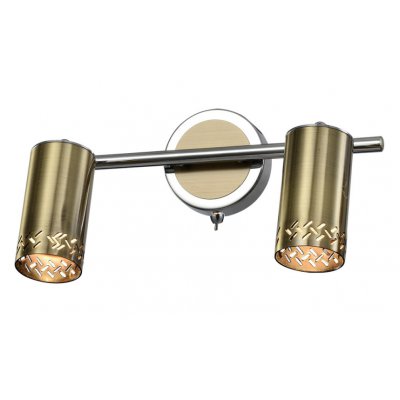 

Светильник настенно-потолочный спот Rivoli Alosia 7019-702 2* GU10 25 Вт поворотный с выключателем, 7019-702