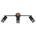 Светильник настенно-потолочный спот Rivoli Lili 7020-703 3 * GU10 25 Вт поворотный с выключателем