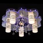 Светильник Eurosvet 70200/6 хром/синий+красный+фиолетовый