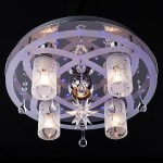 Люстра Eurosvet 70202/5 хром/синий+красный+фиолетовый