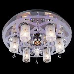 Люстра Eurosvet 70202/7 хром/синий+красный+фиолетовый