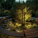 Уличный светильник Odeon light 7021/9FL BAMBOO