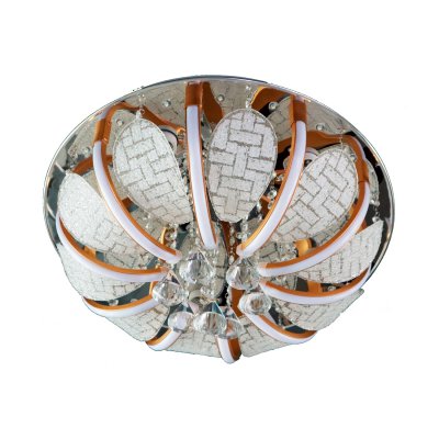 Люстра круглая Экономсвет 70228/5CR+SG WT RC WTLED