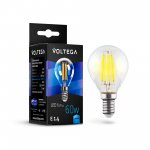 Лампочка светодиодная VG10-G1E14cold6W-F Voltega