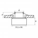 Светильник точечный встраиваемый диодный Lightstar 70242 Artico