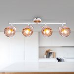 Светильник настенно-потолочный спот Rivoli Kalisto 7025-704 4 х E14 40 Вт поворотный