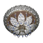 Люстра круглая Экономсвет 70265/4CF WT RC BLLED