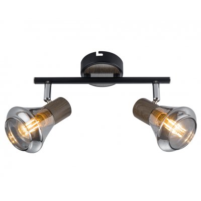 Светильник настенно-потолочный спот Rivoli Pavla 7028-702 2 х E14 40 Вт поворотный Светильник настенно-потолочный спот Rivoli Pavla 7028-702 2 х E14 40 Вт поворотный