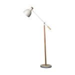 Торшер ДЕЛИ белый w60*20 h160 E27 1*40W Kink light 7030,01