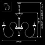 Люстра подвесная Lightstar 703064 Serpente