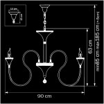 Люстра подвесная Lightstar 703084 Serpente