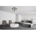 Светильник настенно-потолочный спот Rivoli Eho 7031-733 3 х E14 40 Вт поворотный