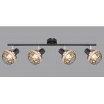 Светильник настенно-потолочный спот Rivoli Fedora 7033-704 4 х E14 40 Вт поворотный