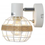 Светильник настенно-потолочный спот Rivoli Anselma 7034-701 1 x E14 40 Вт поворотный с выключателем