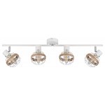 Светильник настенно-потолочный спот Rivoli Anselma 7034-704 4 x E14 40 Вт поворотный