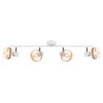 Светильник настенно-потолочный спот Rivoli Anselma 7034-704 4 x E14 40 Вт поворотный