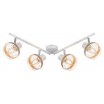 Светильник настенно-потолочный спот Rivoli Anselma 7034-704 4 x E14 40 Вт поворотный