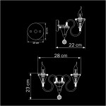 Светильник бра Lightstar 703624 Serpente