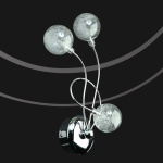 Светильник бра Colosseo 70401/3W Ornella хром