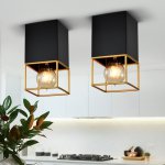 Светильник потолочный Rivoli Nadin 7049-701 1 х Е27 40 Вт лофт-кантри