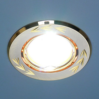 Светильник Elektrostandard 704A CZ SN-G сатин никель/золото