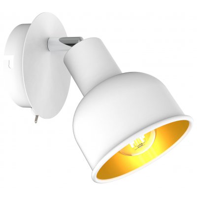 

Светильник настенно-потолочный спот Rivoli Esmeree 7056-701 1 х Е14 40 Вт поворотный с выключателем, 7056-701
