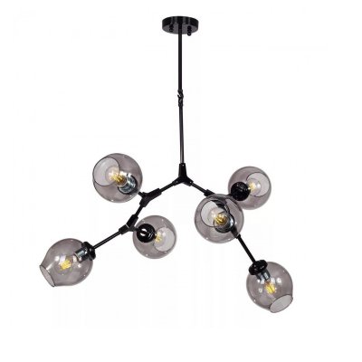 Люстра Delight 7058/6 black/smoky