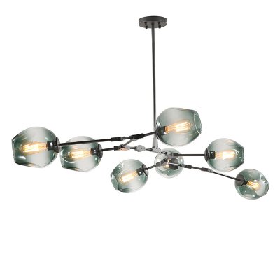 Люстра дизайнерская Delight 7058/7B black/smoky