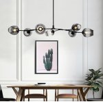 Люстра дизайнерская Delight 7058/7B black/smoky