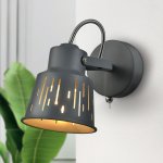 Светильник настенно-потолочный спот Rivoli Kalma 7059-701 1 х Е27 40 Вт поворотный с выключателем