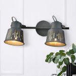 Светильник настенно-потолочный спот Rivoli Kalma 7059-702 2 х Е27 40 Вт поворотный с выключателем