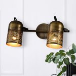 Светильник настенно-потолочный спот Rivoli Lamia 7062-702 2 х Е27 40 Вт поворотный модерн с выключателем