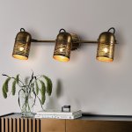 Светильник настенно-потолочный спот Rivoli Lamia 7062-703 3 х Е27 40 Вт поворотный модерн с выключателем