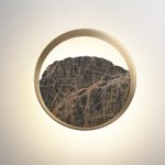 7068/9WL ECODESIGN ODL26 Настенный светильник темно-зеленый/мрамор/металл IP20 LED 9W 240Лм 3000K 220-240V VALLEY