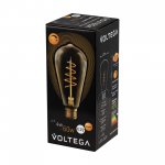 Лампа диодная Voltega VG10-ST64GE27warm4W-FB