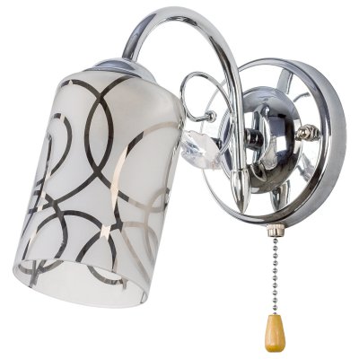 Настенный светильник Экономсвет 7104/1wCR WT Настенный светильник Экономсвет 7104/1wCR WT