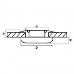 Светильник точечный встраиваемый диодный Lightstar 71074 Monde