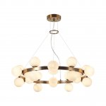 7109/24 MIDCENT ODL26 Подвесной светильник  белый/стекло/металл IP20 G9 24*5W  220-240V MAGIA