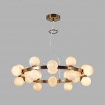 7109/24 MIDCENT ODL26 Подвесной светильник  белый/стекло/металл IP20 G9 24*5W  220-240V MAGIA