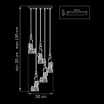 Подвесной светильник Lightstar 711050 Aereo