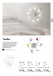 Люстра Ideal lux TENDER PL8 COLOR (7113)