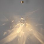 7114/4LA L-VISION ODL25 Подвесной светильник прозрачное стекло/металл IP20 LED 4W 300Лм 3000K 200° 220V GEMME