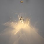 7114/4LC L-VISION ODL25 Подвесной светильник прозрачное  стекло/металл IP20 LED 4W 300Лм 3000K 200° 220V GEMME