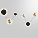 7115/36WL HIGHTECH ODL26 Настенный светильник  черный/бронза/металл IP20 LED 36W 1620Лм 3000K 220-240V GALAXY (ВМЕСТО 4211/51WL)