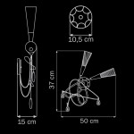 Светильник бра Lightstar 711637 Aereo