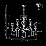 Люстра подвесная Lightstar 712214 Argento