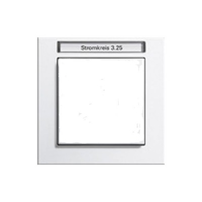 Gira E2 Бел Рамка 2-ая, с полем для надписи (G71222)