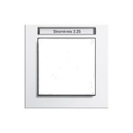 Gira E2 Бел Рамка 2-ая, с полем для надписи (G71222)