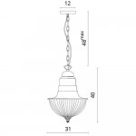 Светильник подвесной Divinare 7135/08 SP-3 TROTTOLA
